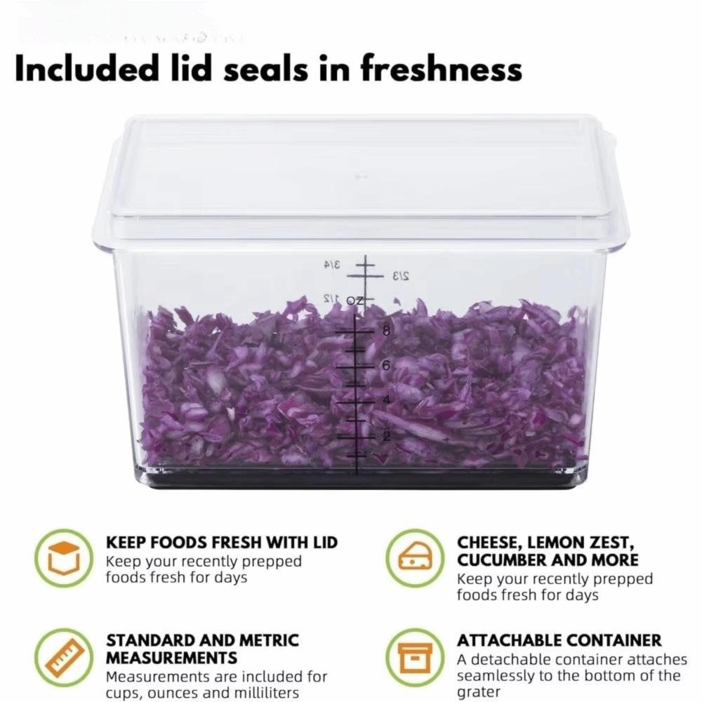 Four Sided Cheese Graters Stainless Steel Vegetable Slicer Ergonomic Food Shredder Cheese