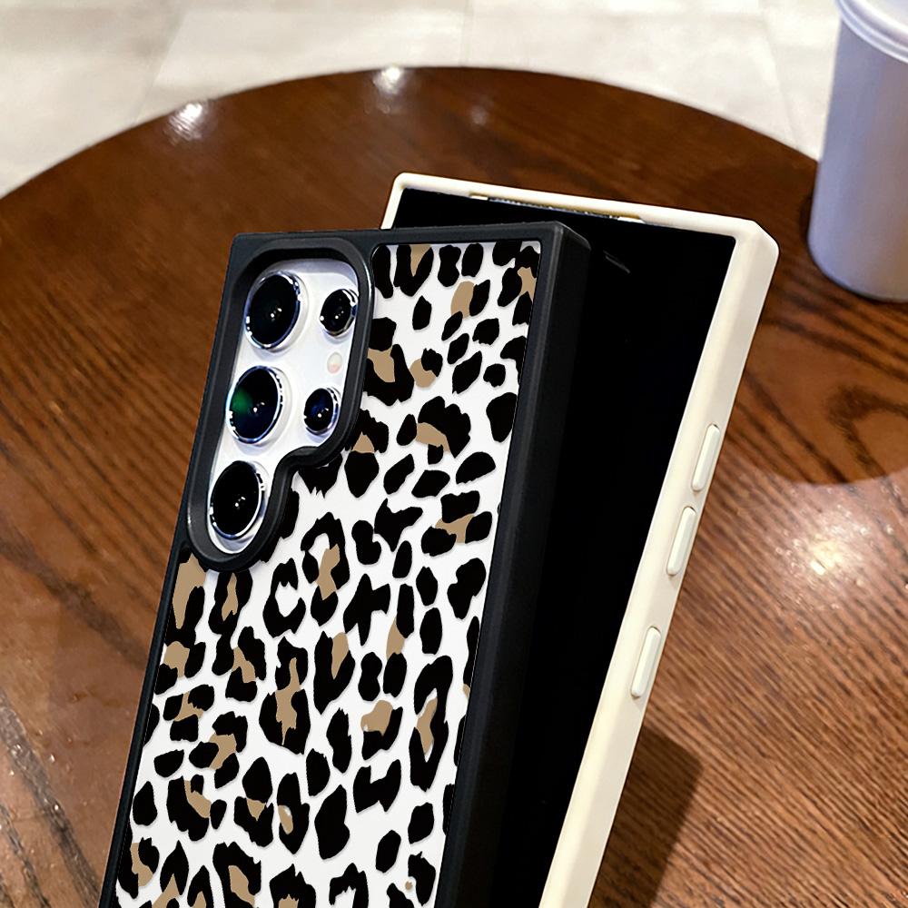 Silicone Leopard Phone Case For Samsung A56 5G Funda A17 A16 A55 A54 A15 A36 A35 A26 A25 A07 A06 A05s A05 A12 A13 A14 A34 Cover
