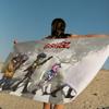 Nordic Pop Gorillaz  Microfiber Blanket Quick Drying Beach Towels Oversized Printing Super Absorbent Pool Towel Blanket