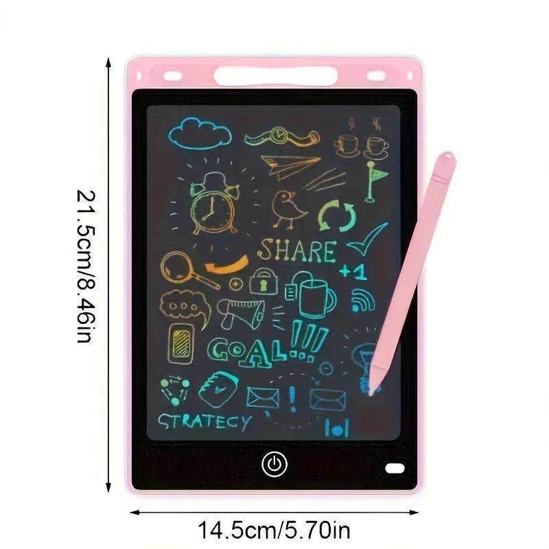 LCD Drawing Board - 21.59cm Kids' Doodle Tablet, Durable Design, Easy Erase, a Must-Have Holiday Gift!