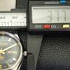 BRUKT VINTAGE CITIZEN AUTOMATISK 8200 JAPAN HERRE BLÅ FARGE SKIVE KLOKKE a434853-2 R123-a434853