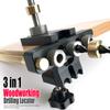3-in-1 Woodworking Drilling Locator, Dowel Hole Puncher for Embedded Parts Positioning
