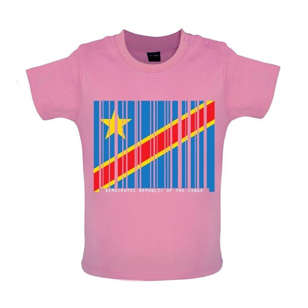 

Democratic Republic of Congo Barcode Flag Style - Baby / Bodysuit 160