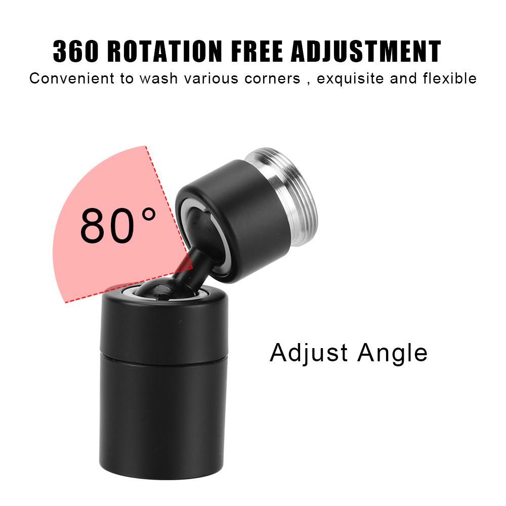 Faucet Sprinkler 360° Rotatable Swivel Faucet Aerator Water Saving Nozzle Sprayer Kitchen Sink Sprayer Attachment Universal Anti Splash