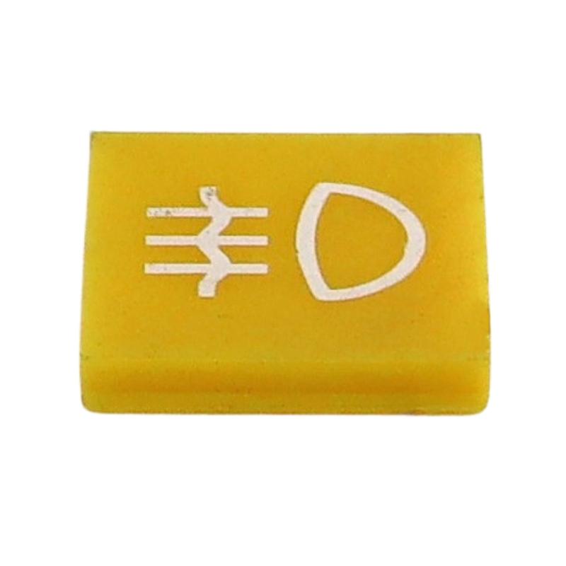 Fog light switch key symbol insert yellow equivalent Hella 9XT713630-361 universal ELMOT