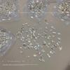 Mixed Zircon Nail Rhinestones Shiny Nail Diamond Flat Nail Gems Glass Stones Nails Decoration Nail Charm Diy Manicure Art