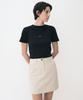 Eum Kiim Basic Cotton Mini Skirt_Beige