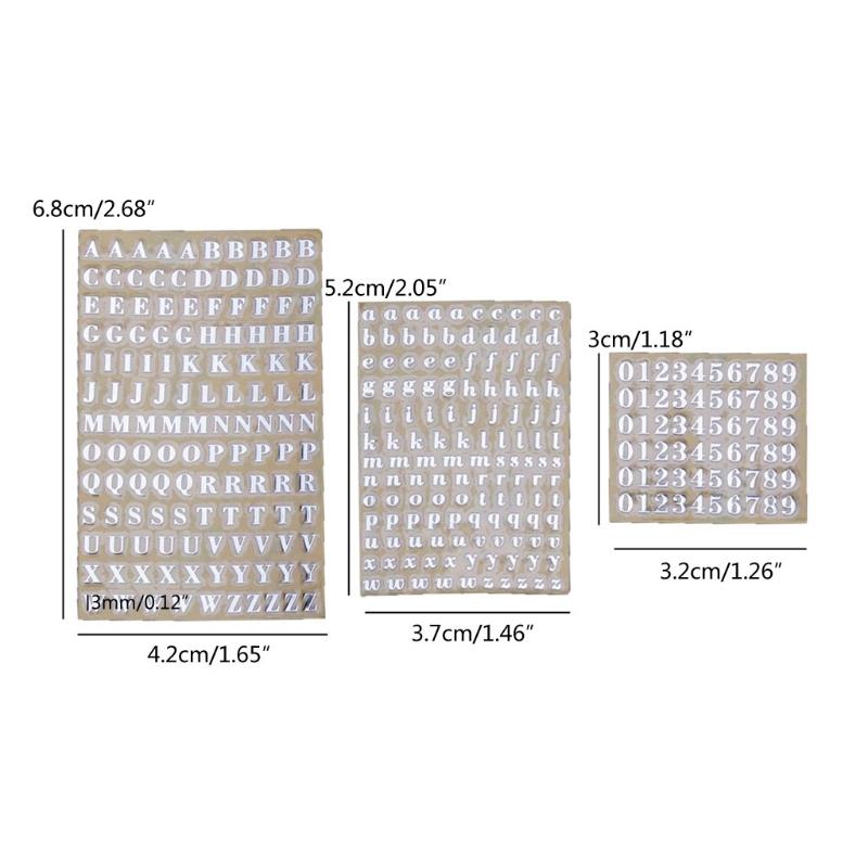 1 szt./5/6 szt./zestaw Metalowe Naklejki Litery Wielkie Małe Litery Naklejki Samoprzylepne 26 Liter Naklejki Drop Shipping