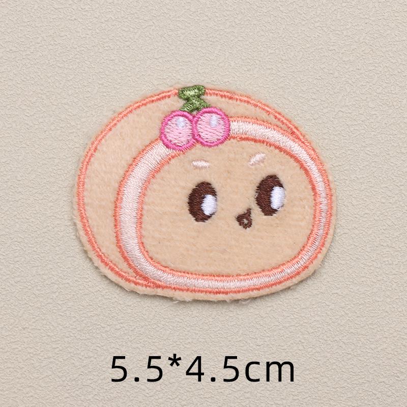 Adorable Cartoon Self-Adhesive Embroidery Patch for Clothing, Backpacks & Notebooks