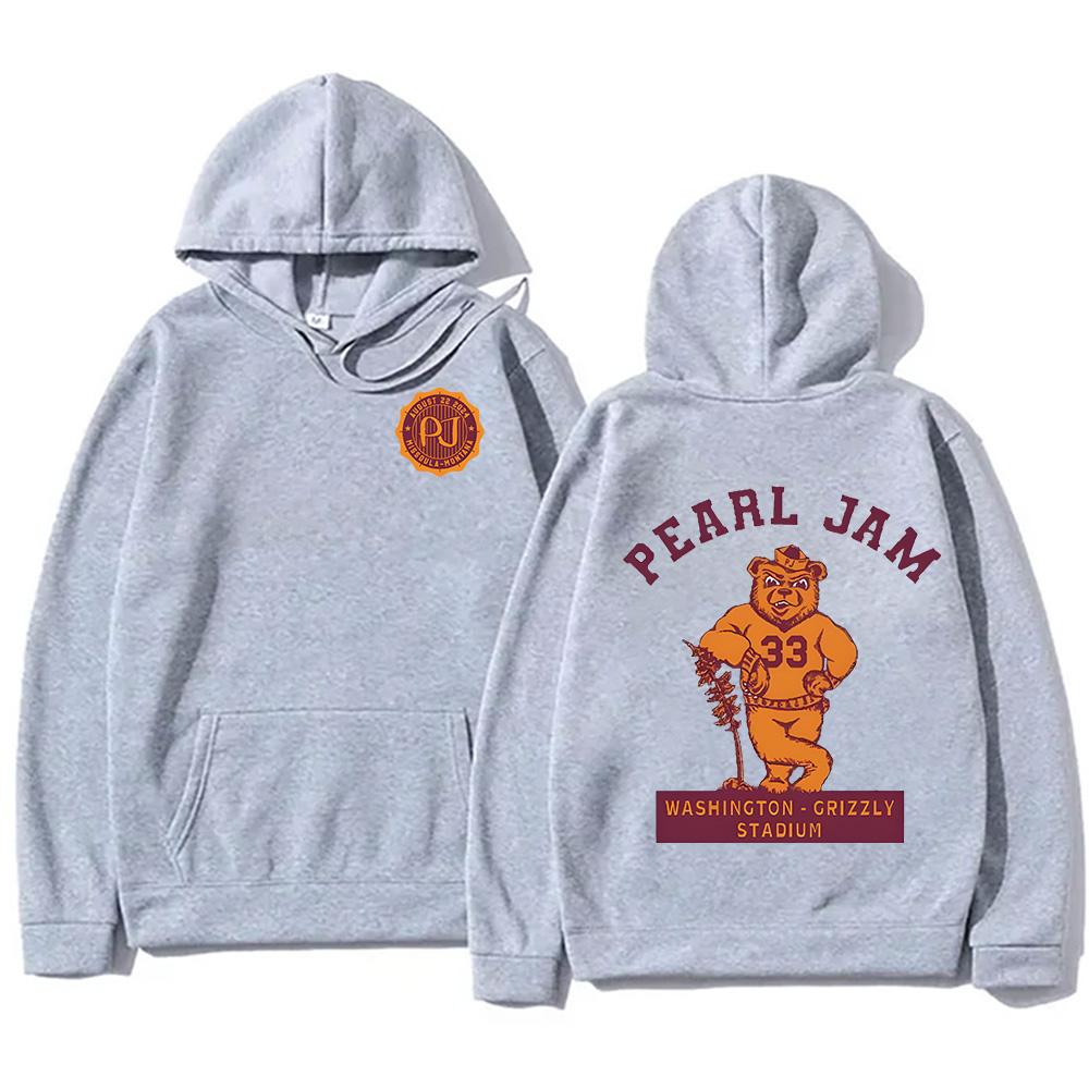 Pearl Jam Dark Matter World Sweatshirts Bär Fan Geschenke Klassische Hoodies Mode Unisex Lässige Pullover Fleece Kapuzenkleidung Oberteil