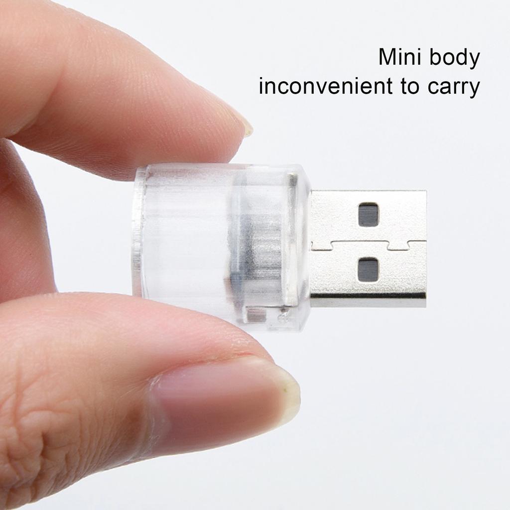 Mini USB LED Atmosphere Lights Decorative Lamp For Party Ambient Modeling Automotive Portable Plug Play Auto Interior