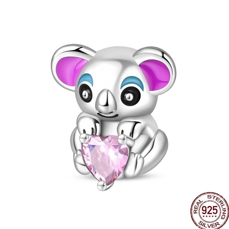 Originalcoppercute Pets Charms Animals Dog Unicorn Beads Pendant Fit 3Mm Bracelet Diy For Women Fine Jewelry Gift