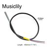 Musiclily Pro 26AWG Tin-Plated 4-Core Shielded Circuit Hook-Up Wire for Humbucker Pickups, 45cm (Pack of 6)