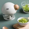 Multifunctional Garlic Press Manual Food Rope Processor Vegetable Chopper Meat Slicer Hand Mincer Tool