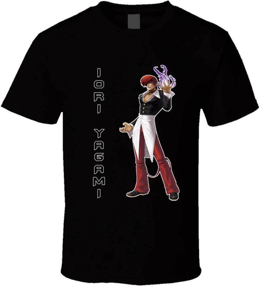 Iori Yagami The King Of Fighters Gamer T Shirt Black S
