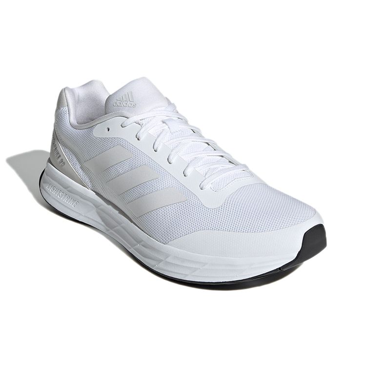 Adidas Lightstrike Go Lightweight Simple Fabric Slip-Resistant Durable Low-Top Running Shoes Men Running Shoes White H05747