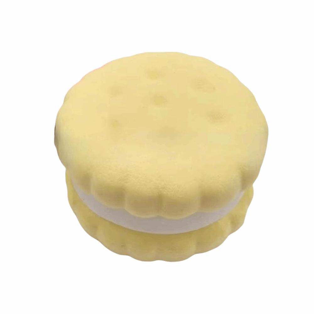 Soft Texture Slow Rebound Cake Toy Slow Rising Squeeze Toy Squishy Toy Simulated Cake  Hand Relax жёлтый