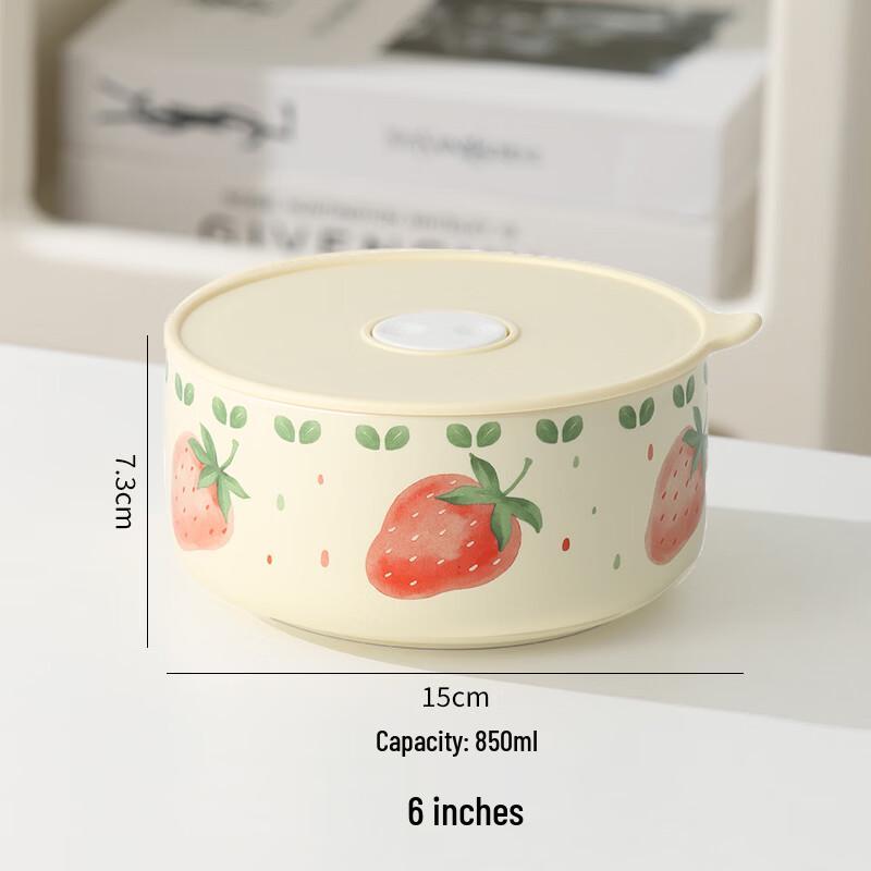 Ceramic Fresh-Keeping Bowl with Lid