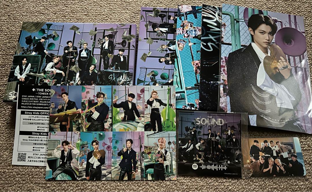 

[Б/В] Stray Kids THE SOUND Перше видання Лімітоване видання A Торгова картка з Майлзом