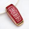 Fit For Ford Fusion F-150 Edge Explorer Mustang Lincoln Mkz Mkc Platinum F150 Lariat 5 Buttons Tpu Auto Smart Key Fob Cover Case