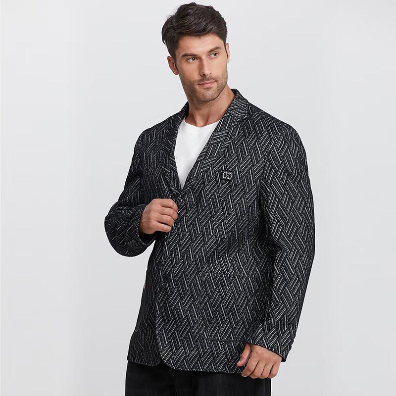 Dibinze Men's Plus Size Casual Blazer