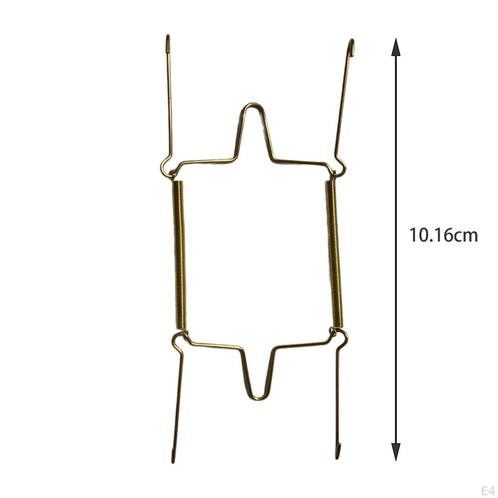 Decorative Plate Hangers - Sturdy Wall Mount Hooks for China and Platters