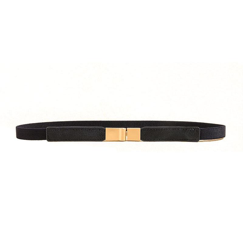 Women s High-End Fashionable Elastic Waist Belt - Versatile and Stylish чёрный