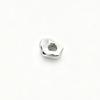 S925 Sterling Silver Hammered Irregular Spacer Beads for DIY Jewelry Making