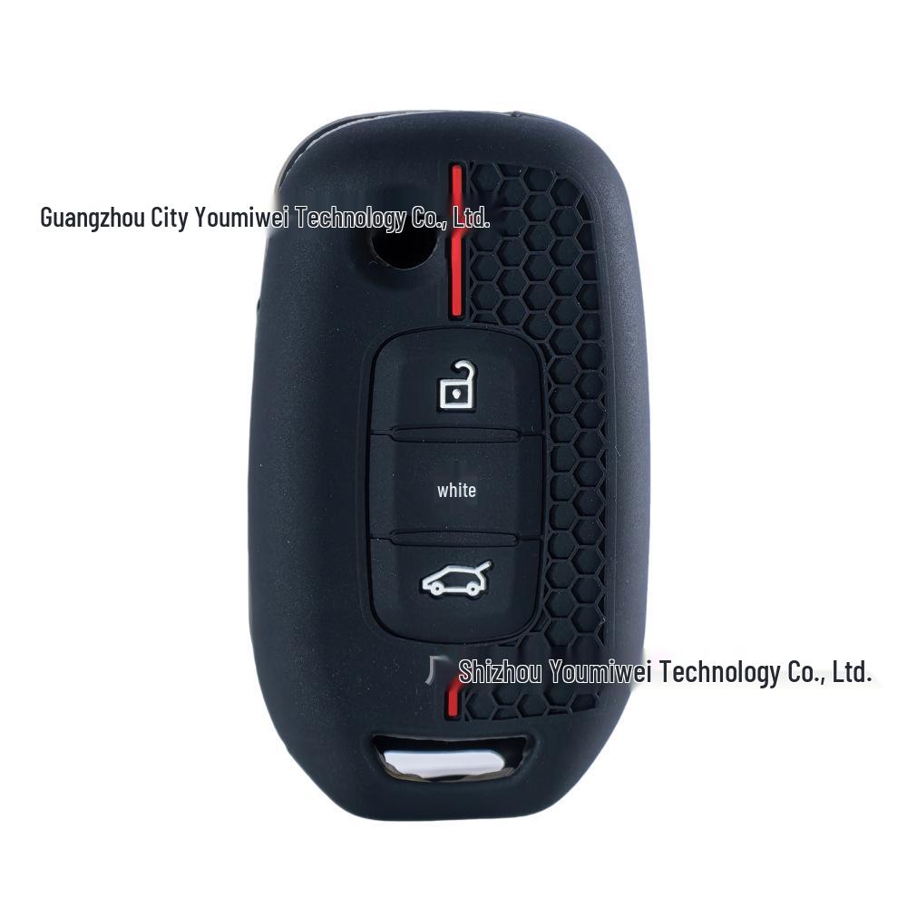 Silicone Honeycomb Key Cover for Dongfeng Renault Koleos/Fenglang/Koleos Kajar Folding Key