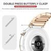 18mm Ceramic Strap for Huawei Watch GT6 GT5 GT4 41mm GT5 Pro 42mm Bracelet Durable Metal Butterfly Buckle Replace Wristband