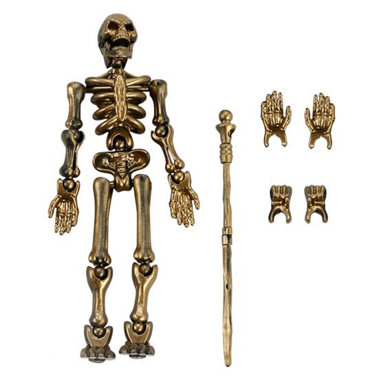 3D Printed Skeleton Action Figure Multi-Jointed Movable Articulated Skeleton Toy Collectible Desktop Decoration for Kids Artists Collectors