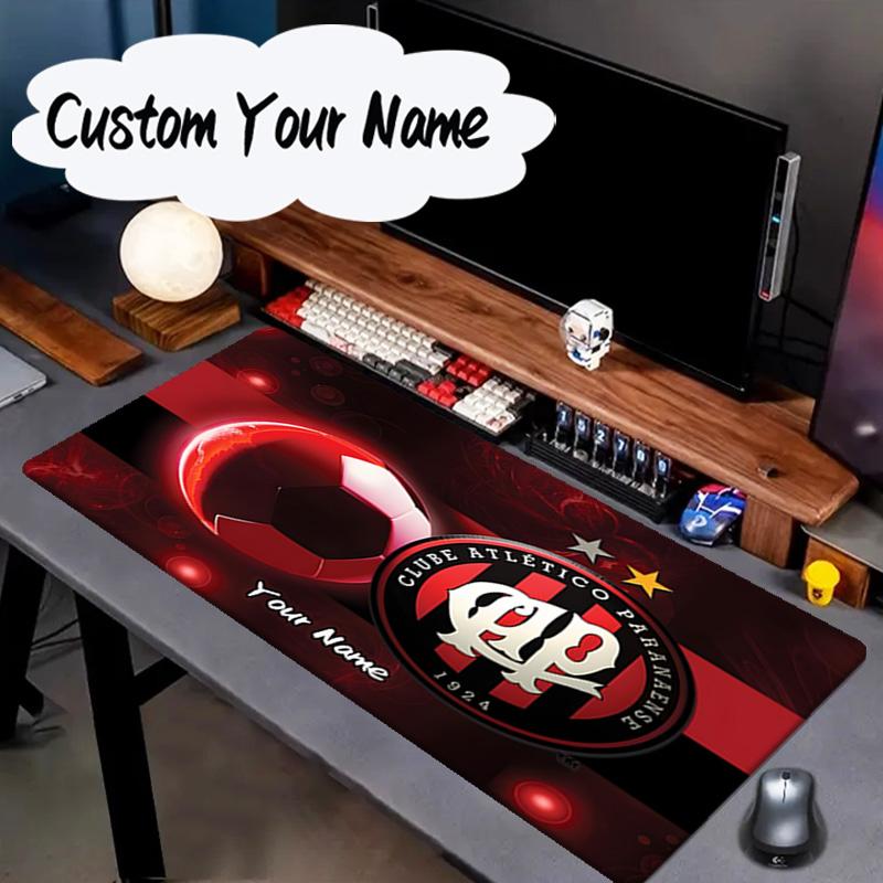 Custom Name Mouse Pad Atletico Paranaense Crest Mouse Pad, Gaming Mouse Pad, Keyboard Pad, Desk Decor for Computer Notebook Fan Birthday Gift