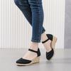 Women's Summer 2025 New High Heel Sandals - Casual One-strap Korean Style Slope Heel