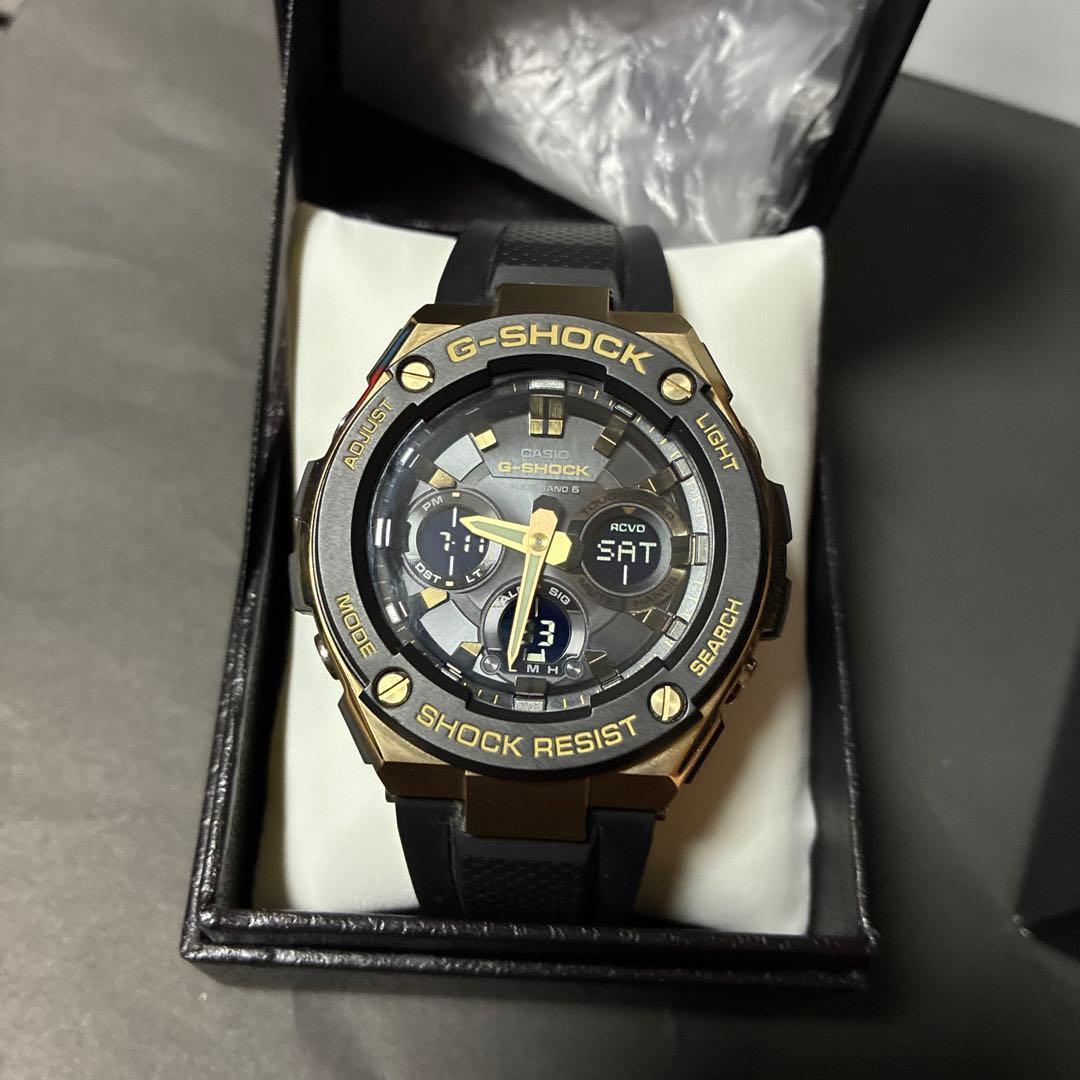 Used [Good condition] G-SHOCK GST-W100G Gold radio solar