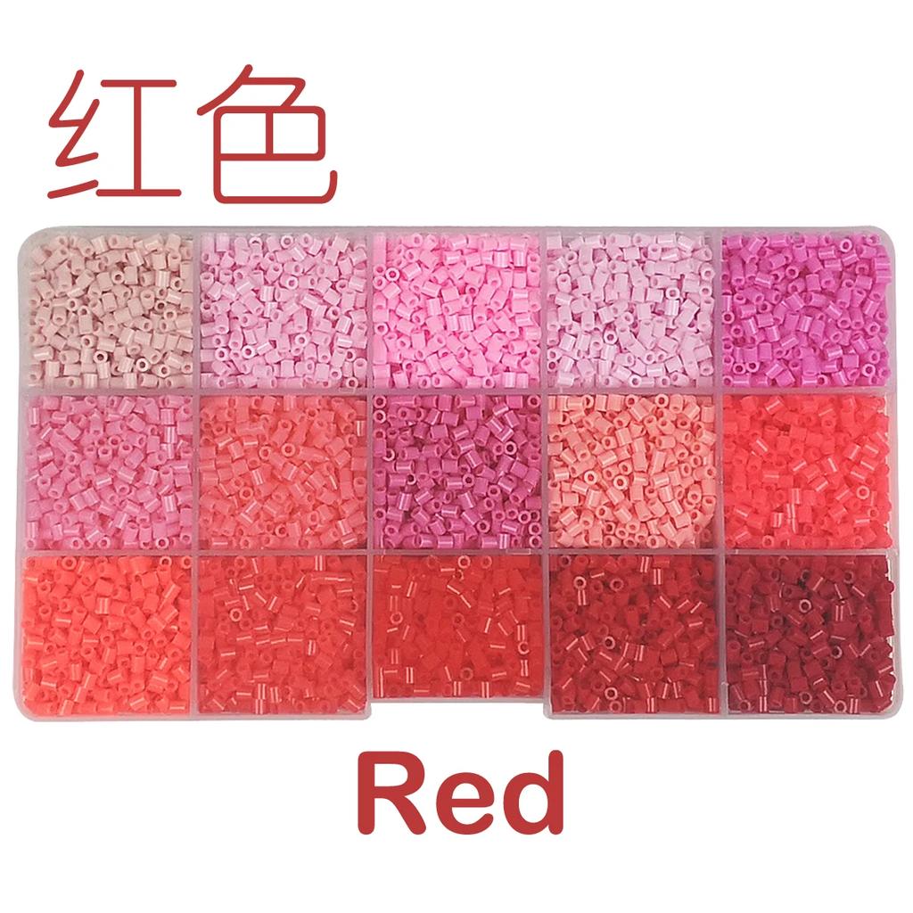 Non-Toxic Yantjouet 15Color 2.6Mm Mini Beads Color Set 650Pcs Hama Beads Puzzle Toy Gift For Child Diy Iron Beads For Kid Children Gift