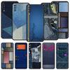 Leather Cloth Pattern Phone Case for Samsung Galaxy A56 A36 A26 A16 A34 A24 A42 A22 A20 A12 A40 A30 A10 5G Soft TPU Cover Shell