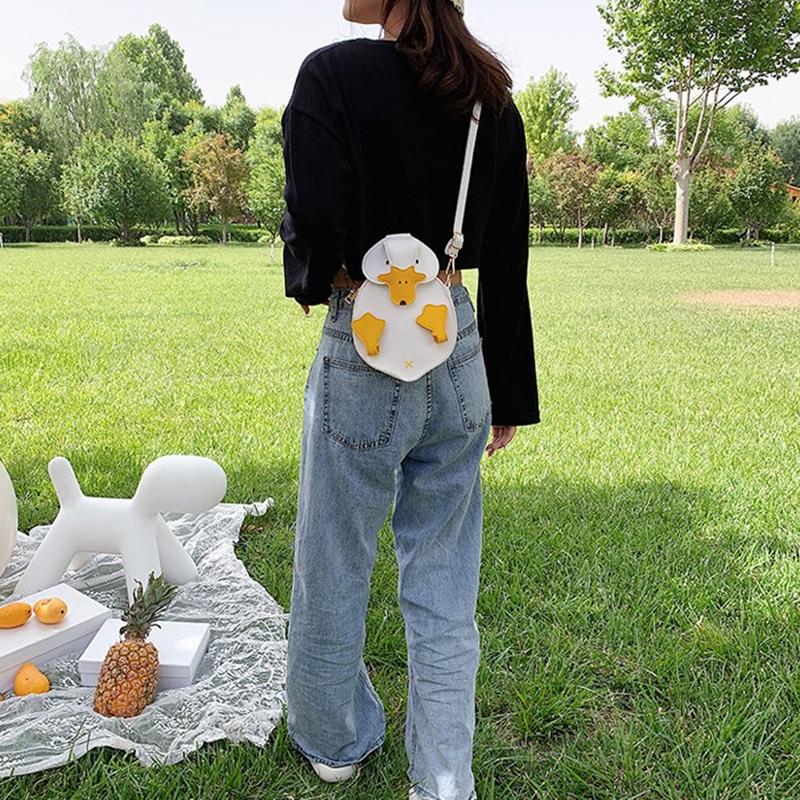 Cartoon Duck Design Women Satchel Bags Lady Crossbody Sling Bag Handbags Cute Crossbody Bag Lovely Tote Bag Purses