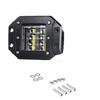 2x 48W Spot Flood Combo LED Work Light Car 4x4 Off-Road Flush Mount Bumper Lamps