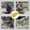 Ultrasonic Anti Barking Device Portable Dog Bark Suppressor Handheld Repeller Trainer with LED Light Battery Powered for Outdoor
