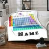 Home Periodic Table Of Elements Fashion Blanket Used For Home Decor Gift Wrapping Travel Essentials Yoga Mat Picnic Blanket Camping Gear Office Nap