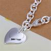 925 Silver Exquisite Double Heart Pendant Bracelets Charms Wedding High Quality Fashion Jewelry Christmas Gifts