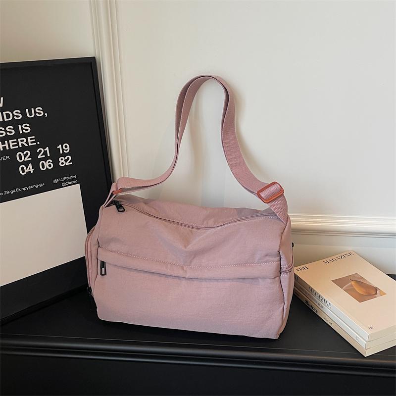 Women's Bag Solid Color Shoulder Bag Lightweight Tote Bag