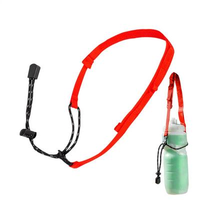 Water Bottle Handle Strap Adjustable Shoulder Strap Water Bottle Holder Outdoor Beverage Carrier Multi-Functional Strap