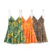 2025 Women's Summer Sexy Slim Fit Spaghetti Strap Backless Beach Dress