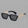 2026 New Fashion Brand Luxury Designer Sunglasses Men Vintage Letter Square Trendy Shades Glasses Top Party Travel Sunglasses
