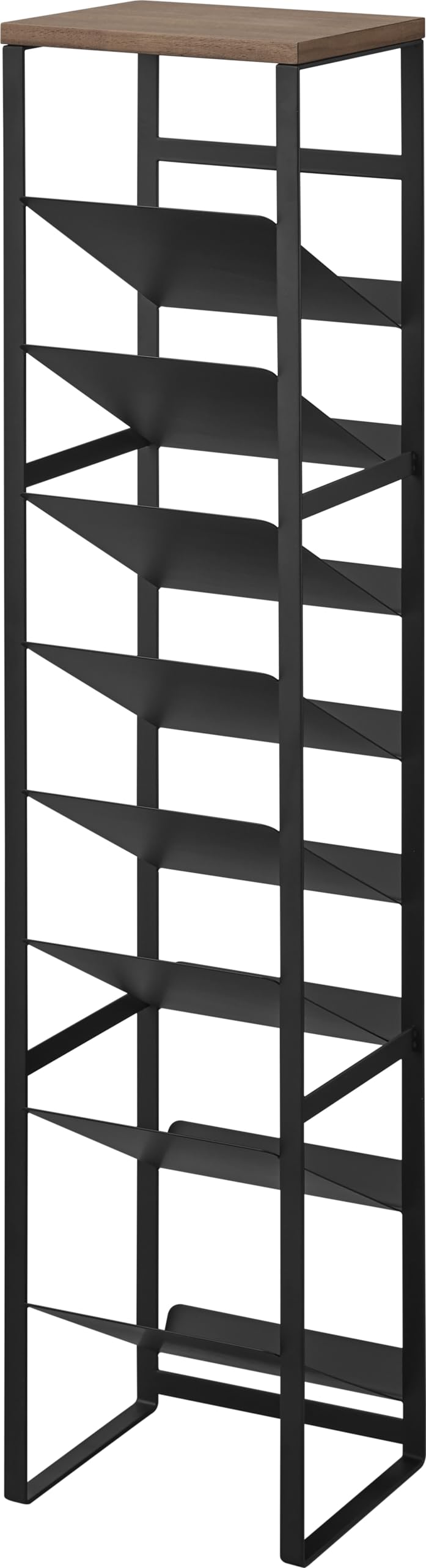 

Yamazaki Jitsugyo [Completed Product] Bottle Stocker with Top Plate 8 Tiers Black W20 x D19.3 x H88.5cm Tower Vertical Gap Storage Large Capacity 1492