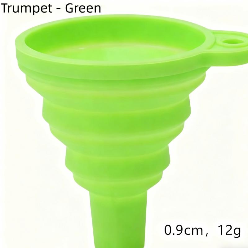 1/3/5/10 pcs S L Folding Silicone Funnel for Filling Bottles Kitchen Silicone Funnel Collapsible Kitchen Gadgets Oil Filler