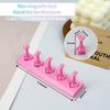 1 Set Nail Holder Non-Magnetic False Nail Tip Practice Stand Press On Nail For Nail Training Plastic Base Holder Nail Display