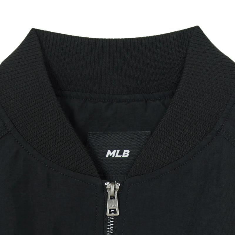 MLB New York Yankees Logo Baseball Collar Zip Long Sleeve Pilot Cotton Jacket Men Jackets 3AJPB0254-50BKS