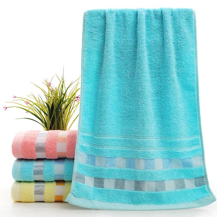 Cotton Gold Thread Face Towel - Wedding Gift & Daily Necessity, Soft & Absorbent